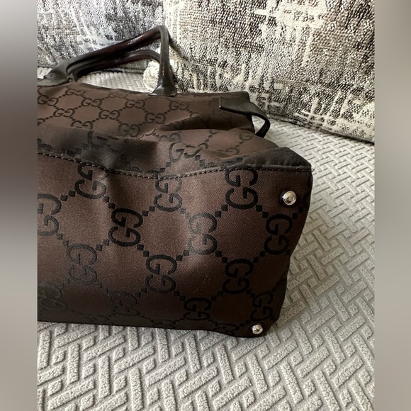Vintage top handle Gucci bag. I used it to carry office files - Picture 4 of 14